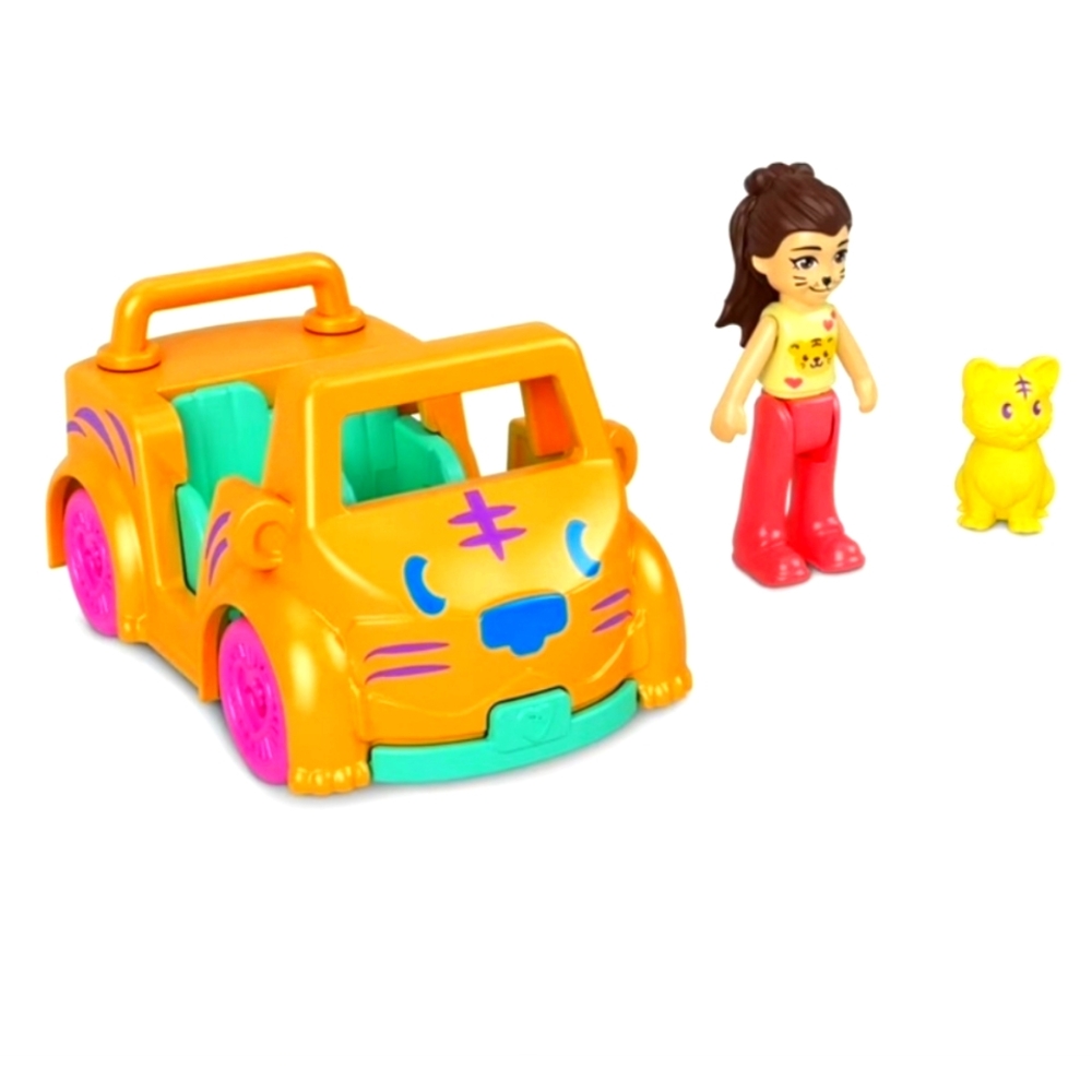 NWTs POLLY POCKET Mini , Cat, and Car